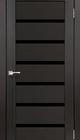 Двери межкомнатные Двери Корфад (KORFAD) Porto-Deluxe-PD-01-дуб беленый-черное стекло 3